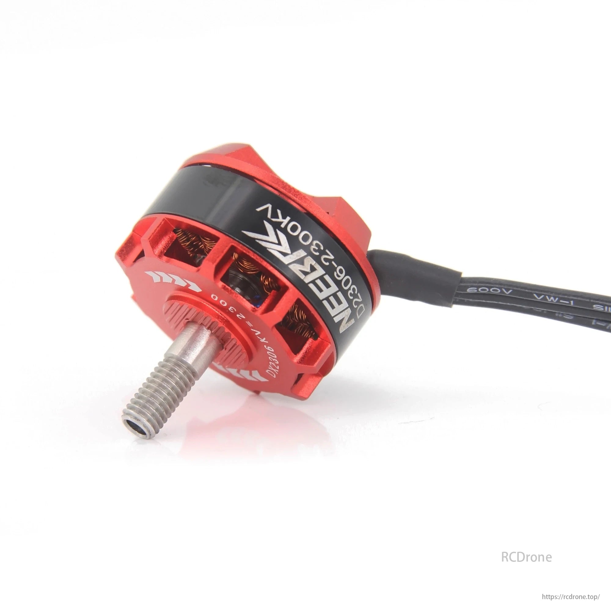 NEEBRC Outrunner FPV Motor, The text describes a brushless motor for fixed-wing FPV racing drones.