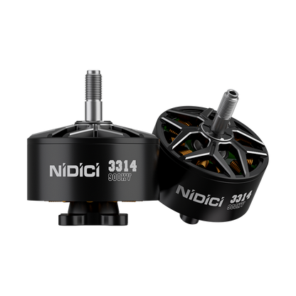 iFlight NIDICI 3314 900KV Brushless Motor, NIDiCi 3314 900KV brushless motor for 6S 8-10 inch FPV drones, with robust design and high performance.