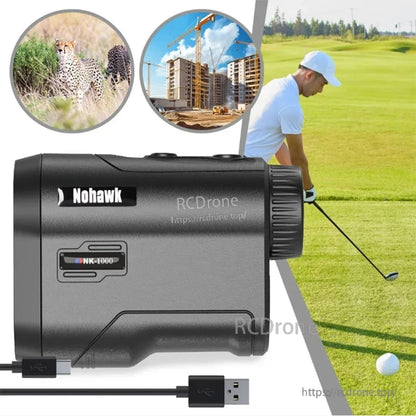 Nohawk NK-1000 Golf Laser Rangefinder with USB-C Charging