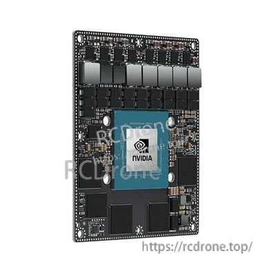 NVIDIA Jetson AGX Orin 64GB: 275 TOPS AI, 15W–60W, 2048-core Ampere GPU, 12-core Arm Cortex-A78AE for high-performance edge computing.