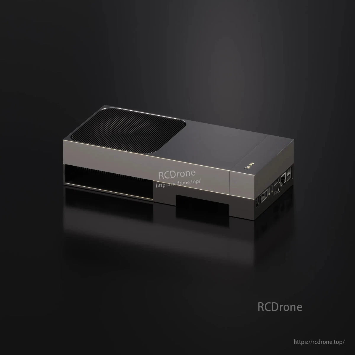 NVIDIA Jetson AGX Thor Developer Kit features Blackwell GPU, 2070 FP4 TFLOPS, 14-core CPU, 128GB LPDDR5X, rich I/O, and 130W power for high-performance AI and robotics applications.