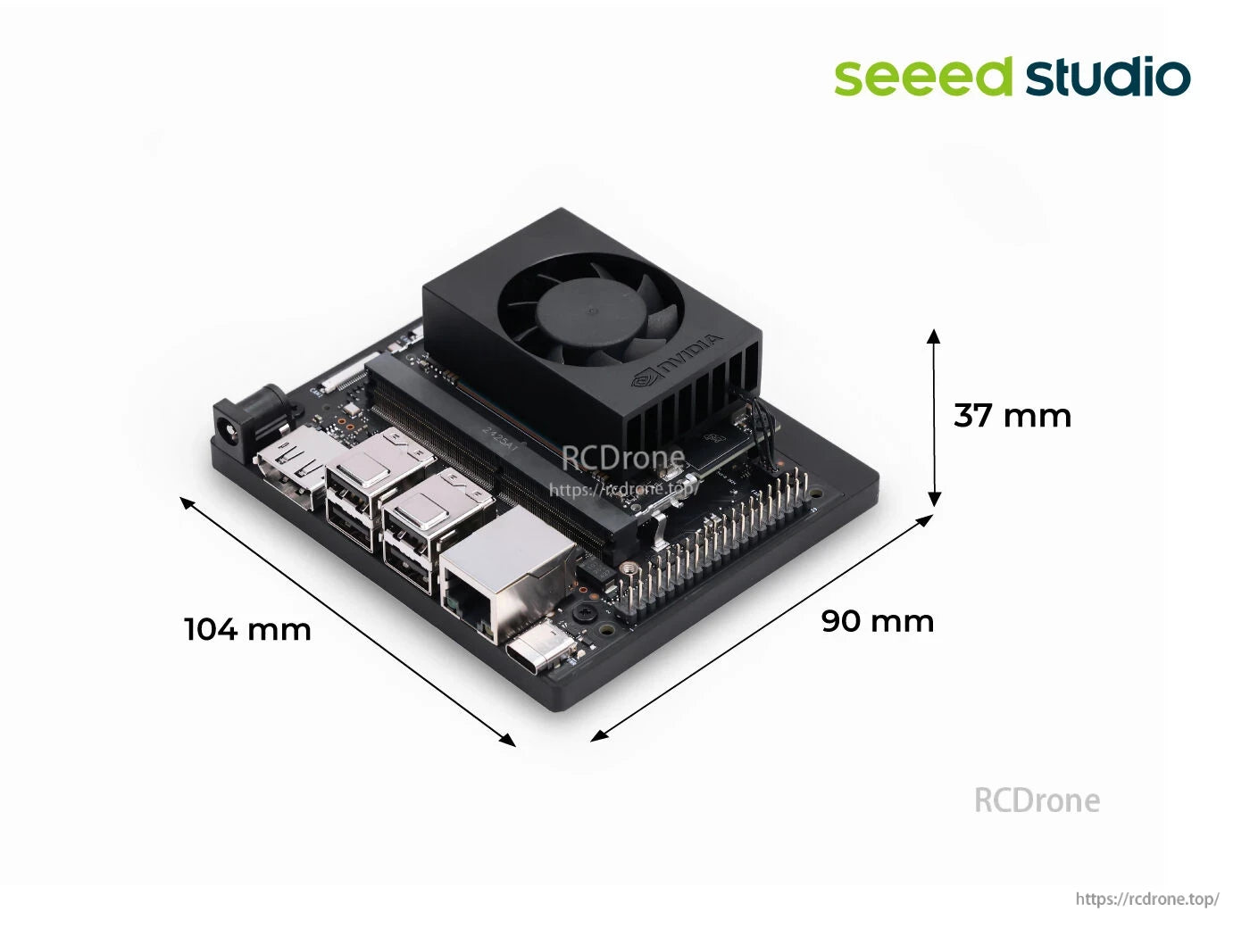 NVIDIA Jetson Orin Nano Carrier Board offers 67 TOPS, USB 3.2 Gen2, M.2, Wi-Fi, and DisplayPort 1.2 for high-performance edge AI and robotics applications.