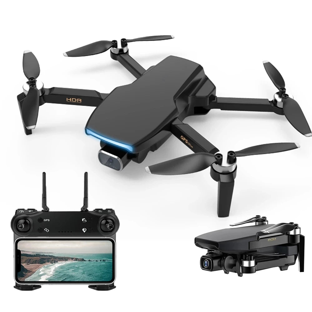 L108 Gps Drone - HD 4K HD Camera Professional 1km Image Transmission Brushless Motor RC Foldable Quadcopter Professional Camera Drone