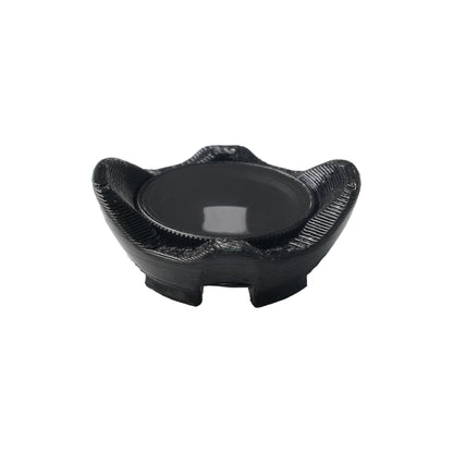 Black TPU lens guard protector for Naked O3 camera, low-profile ring with raised bumper tabs