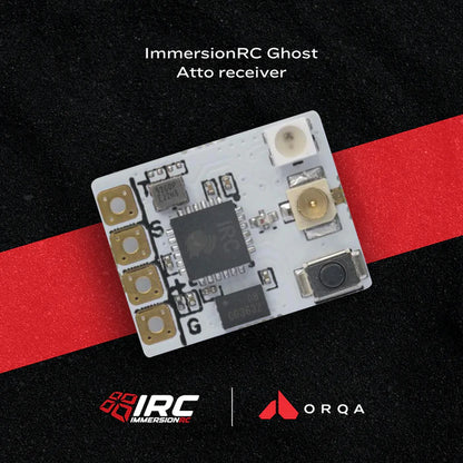 ImmersionRC Ghost Atto Receiver - 2.4GHZ ISM Band 4m Latency OpenTx 222.22HZ Race Performance Radio Receiver