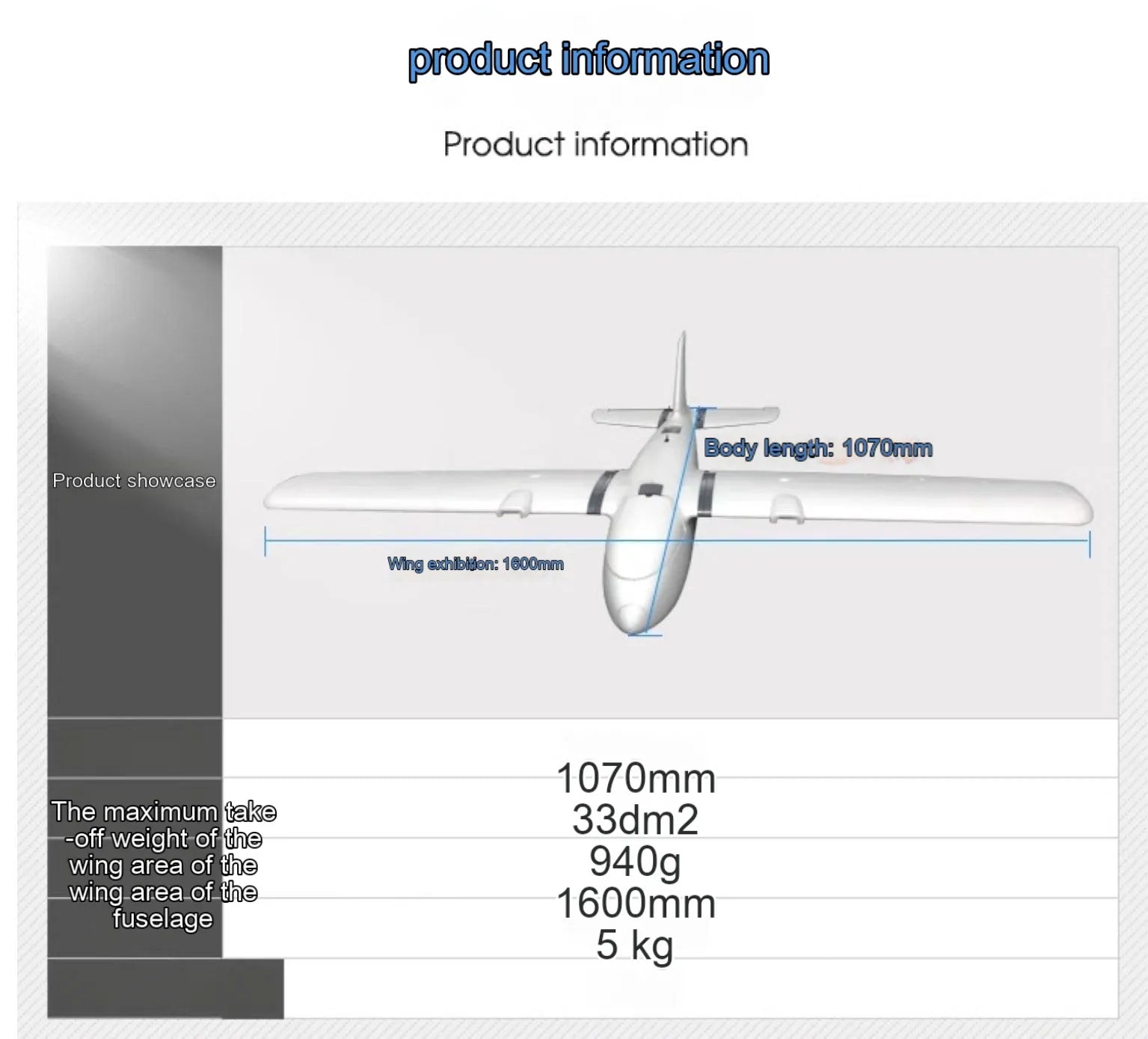 Nimbus GH1600 Vtol Drone