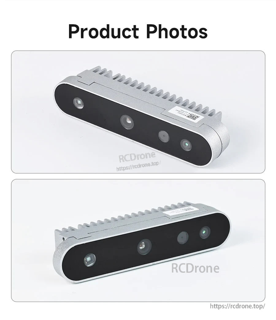 Yahboom Nuwa-HP60C structured light depth camera module with finned aluminum housing and multi-sensor front panel