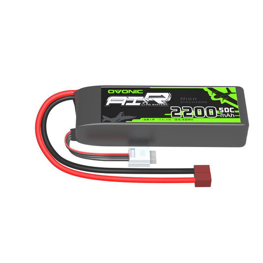 OVONIC 3S 2200mAh 11.1V 50C LiPo Battery with Deans T plug and balance connector