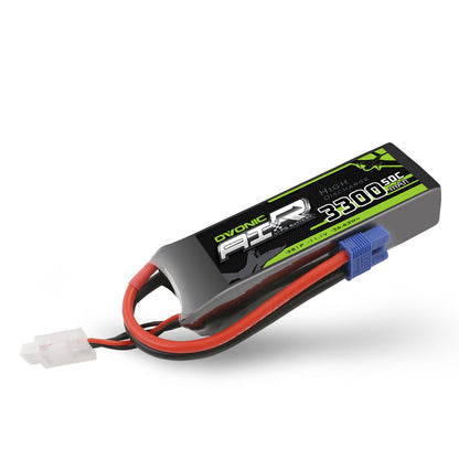 Ovonic 3300mAh 3S 11.1V 50C LiPo battery pack in soft case with EC3 plug and balance lead
