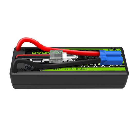 OVONIC 11.1V 7600mAh 3S1P 50C Hardcase Lipo Accu 13# met EC5 Stekker voor Arrma 1/7 1/8 1/10 RC Auto