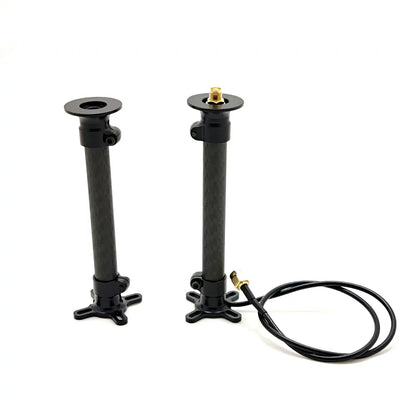 Carbon Fiber GPS/Antenna Mount Bracket for Multirotor Agricultural Drones (25/30/40/50mm Tubes)