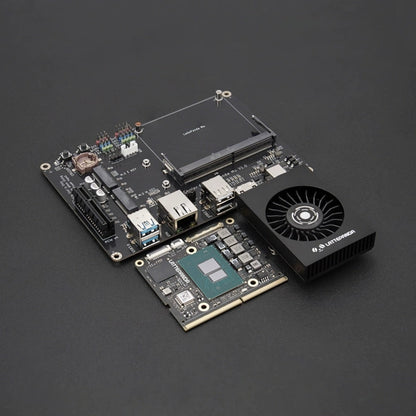 DFRobot LattePanda Mu Kit – x86 Module (N100 8/16GB or i3-N305 16GB), Lite/Full Carrier, 64GB eMMC, Win10/11/Ubuntu