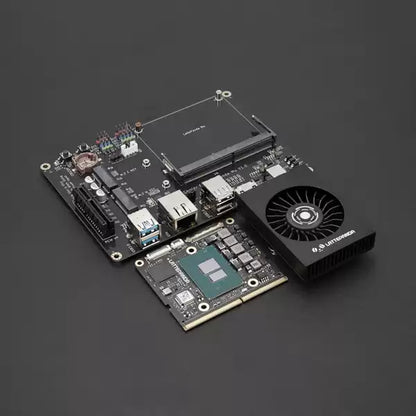 DFRobot LattePanda Mu Kit – x86 Module (N100 8/16GB or i3-N305 16GB), Lite/Full Carrier, 64GB eMMC, Win10/11/Ubuntu