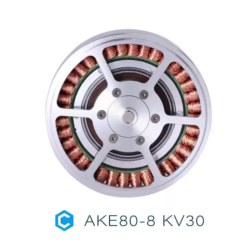 CubeMars AKE80-8 KV30 Quasi Direct Drive Robotic Actuator with Planetary Gear – 52Nm/kg, Low Backlash, Modular Design