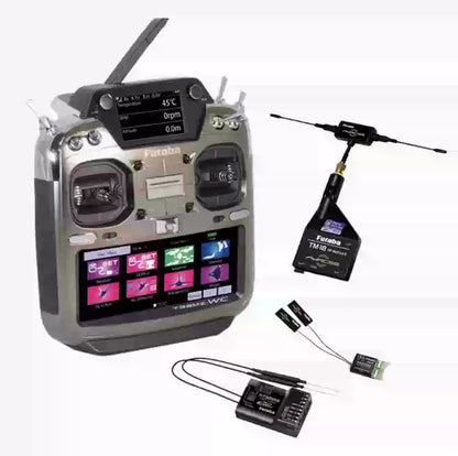 Futaba T32MZ WC 26CH Transmitter Set with R7308SB Receiver | FASSTest 2.4GHz, Dual Display, GPS Ready