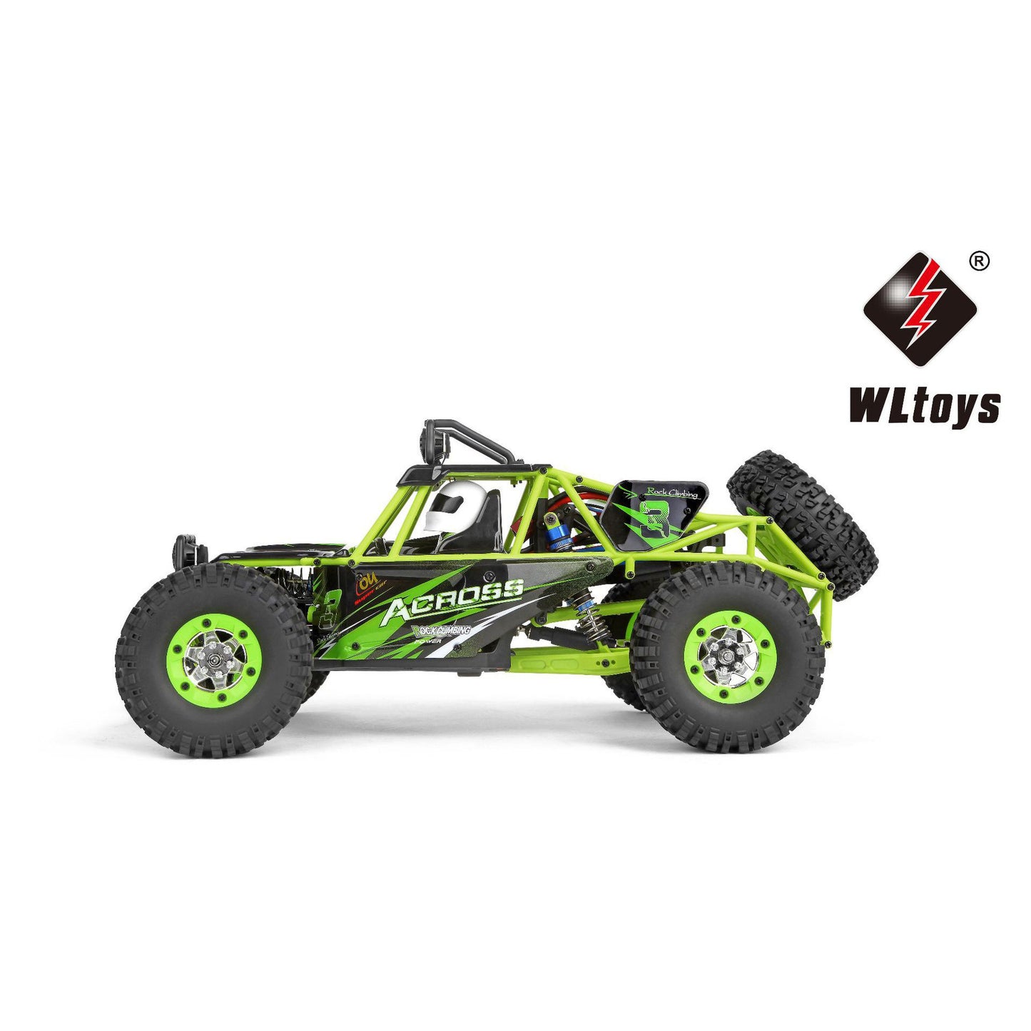 WLtoys 12428 RC Car, WLtoys 12428 RC car: 1:12 scale, 4WD, 50km/h, off-road, LED lights, 540 brushed motor, ACROSS brand.