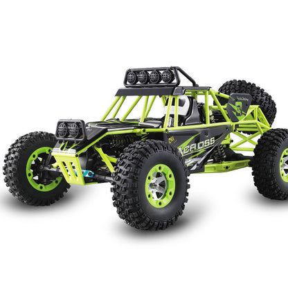 WLtoys 12428 RC Car - 1:12 Scale 4WD 50km/h RC Off-Road Climbing Truck with LED Lights and 540 Brushed Motor