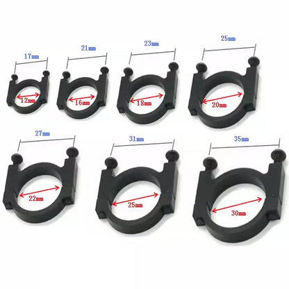 Aluminum Alloy Drone Tube Clamp 16mm 18mm 20mm 22mm 25mm 30mm CNC UAV Frame Arm Connector for Carbon Fiber Tube