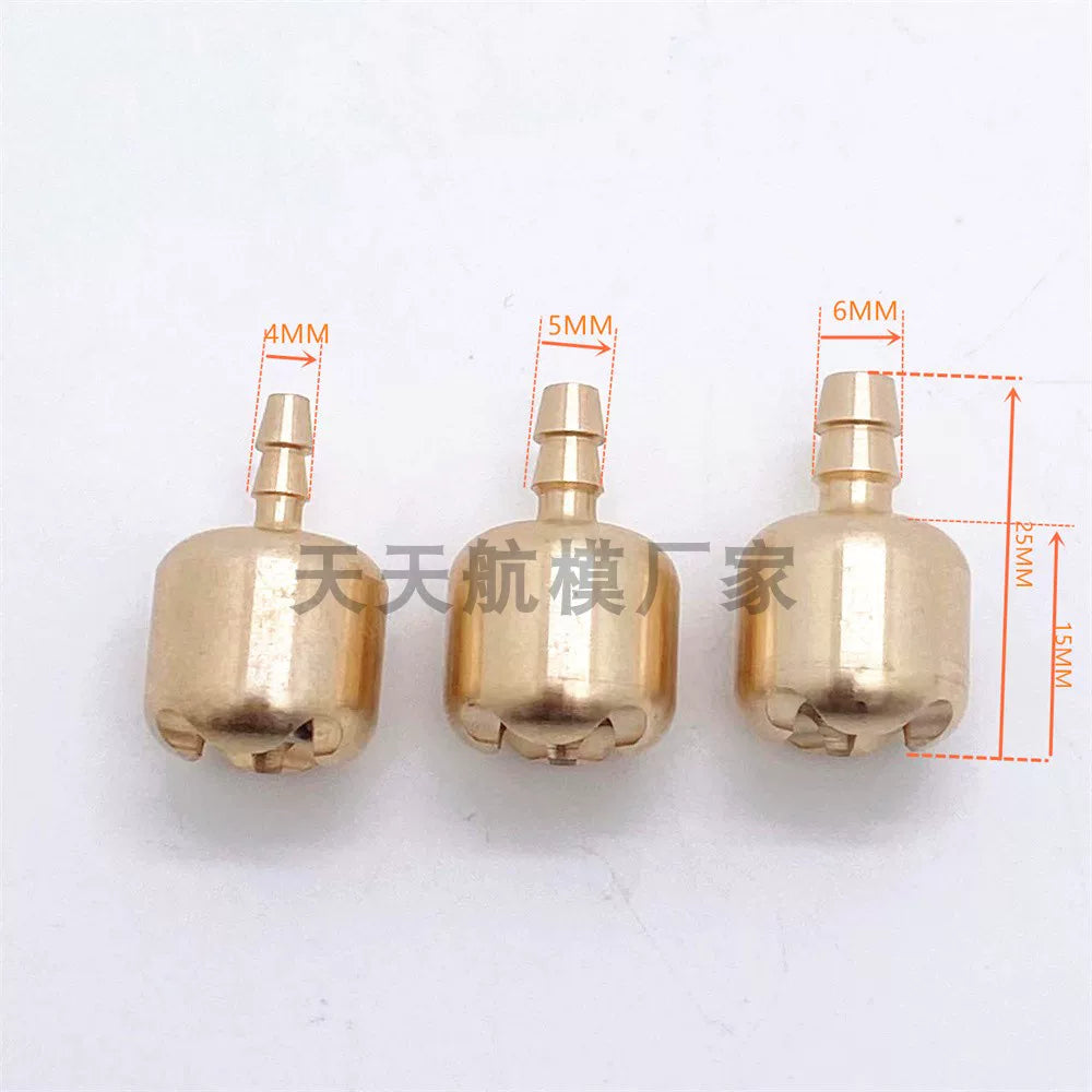 RCDrone Brass Fuel Tank Filter Clunk Weight M4 M5 M6 Fuel Filter for RC Airplane Gas Engine Model Aircraft