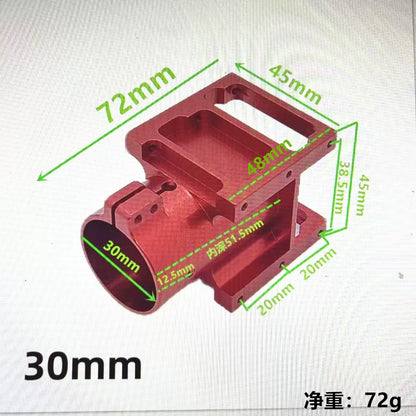 RCDrone CNC Aluminum Folding Arm Joint 25mm 28mm 30mm 35mm 40mm Carbon Fiber Tube Clamp for Agricultural Drone UAV Frame