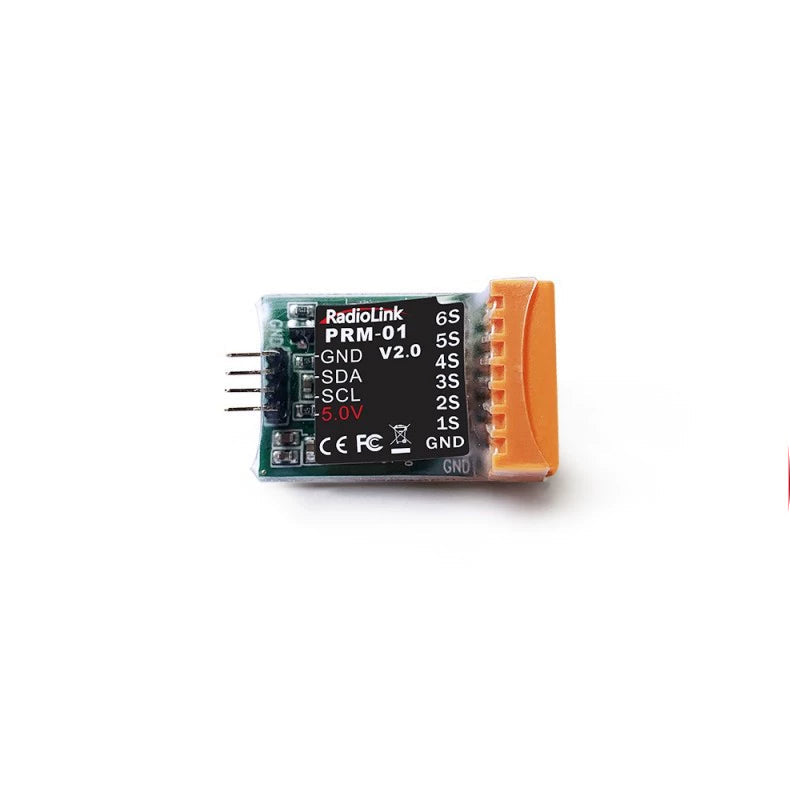 RadioLink PRM-01 Real-time Model Voltage Telemetry Module (1S–6S LiPo Compatible, AT10II/AT9S Compatible)