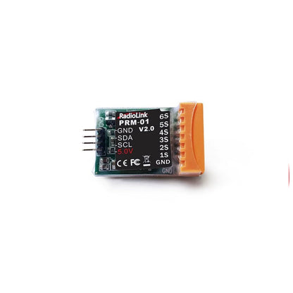 RadioLink PRM-01 Real-time Model Voltage Telemetry Module (1S–6S LiPo Compatible, AT10II/AT9S Compatible)