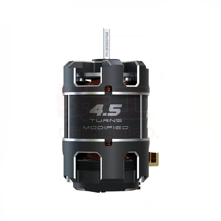 ARES PRO 4 sensored brushless motor shown with 4.5 turns Modified marking on can