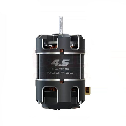 ARES PRO 4 sensored brushless motor shown with 4.5 turns Modified marking on can