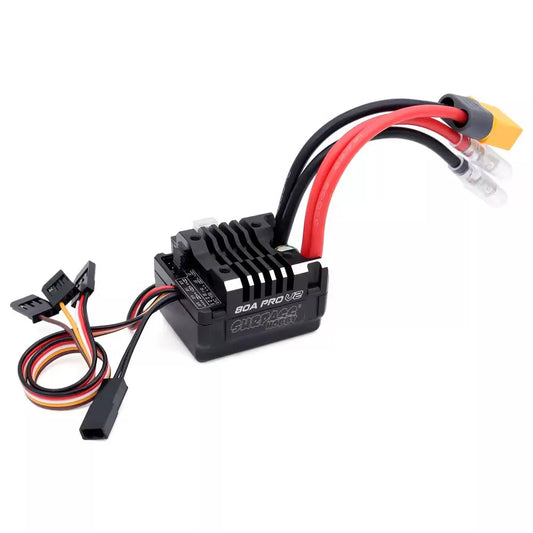 Surpass Hobby 80A PRO V2 Brushed ESC for 1/10 RC Crawler Cars