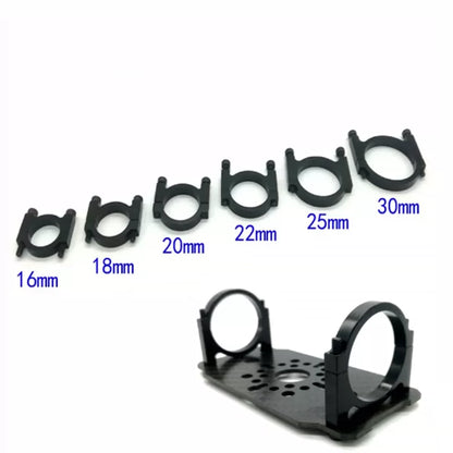 Aluminum Alloy Drone Tube Clamp 16mm 18mm 20mm 22mm 25mm 30mm CNC UAV Frame Arm Connector for Carbon Fiber Tube