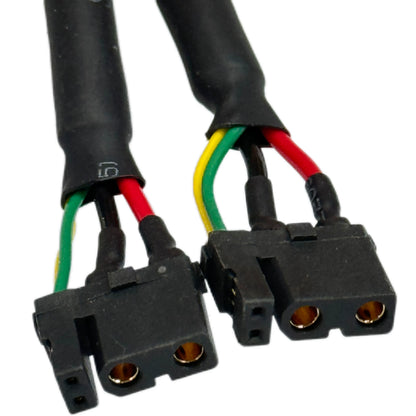 EYOU XT30PW (2+2) Power and CAN Bus Cable 18AWG 9A Daisy Chain Connection for Planetary Robot Joint Actuators