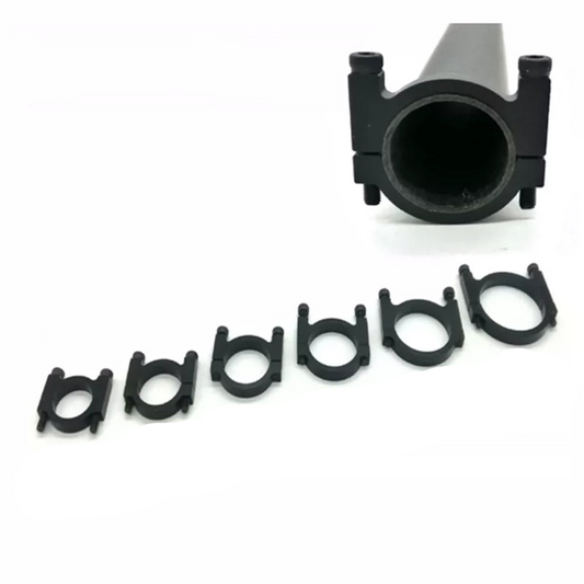 Morsetto per tubo drone in lega di alluminio RCDrone 16mm 18mm 20mm 22mm 25mm 30mm CNC connettore braccio telaio UAV per tubo in fibra di carbonio