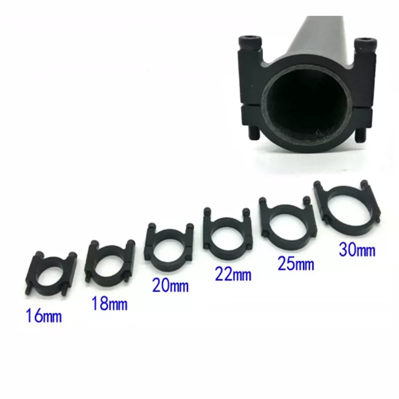 Aluminum Alloy Drone Tube Clamp 16mm 18mm 20mm 22mm 25mm 30mm CNC UAV Frame Arm Connector for Carbon Fiber Tube