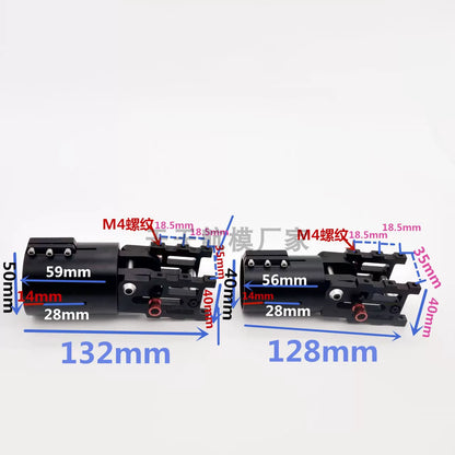 RCDrone CNC Aluminum Automatic Folding Arm Joint Z16 Z22 Z25 Z28 Z30 Z35 UAV Carbon Fiber Tube Hinge for Agricultural Drone