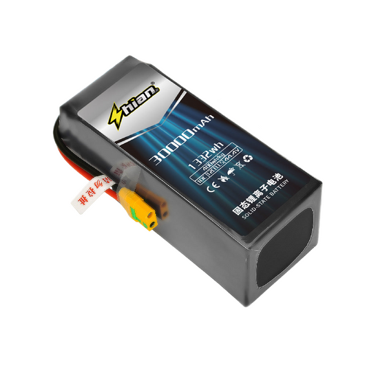 ShiAnMx 6S/12S/14S 30000mAh 10C 400Wh/kg 고밀도 고체상태 리튬 배터리 - UAV & 중량 운반 드론용