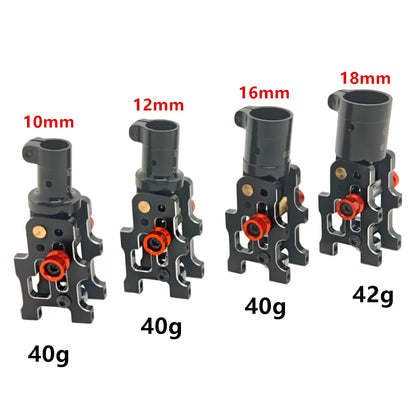 RCDrone CNC Aluminum Automatic Folding Arm Joint Z16 Z22 Z25 Z28 Z30 Z35 UAV Carbon Fiber Tube Hinge for Agricultural Drone