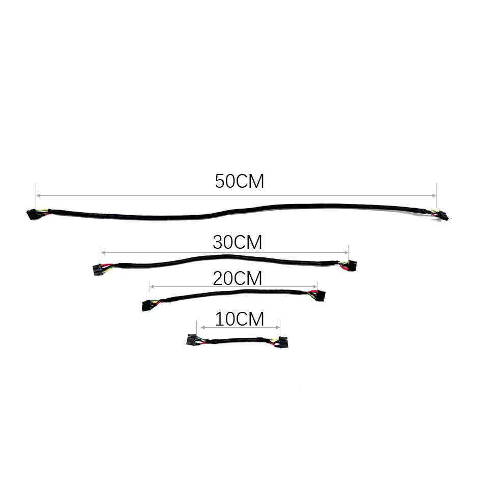 EYOU XT30PW (2+2) Power and CAN Bus Cable 18AWG 9A Daisy Chain Connection for Planetary Robot Joint Actuators