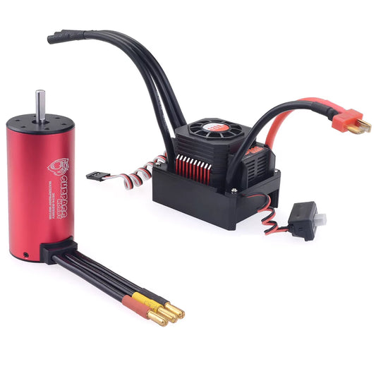 Surpass Hobby KK 3674 waterproof sensorless brushless motor with ESC and wiring harness