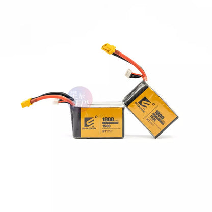 Shadow 1800mAh 150C 4S 14.8V 6S 22.2V With XT60 12AWG Lipo Battery For FPV Drone