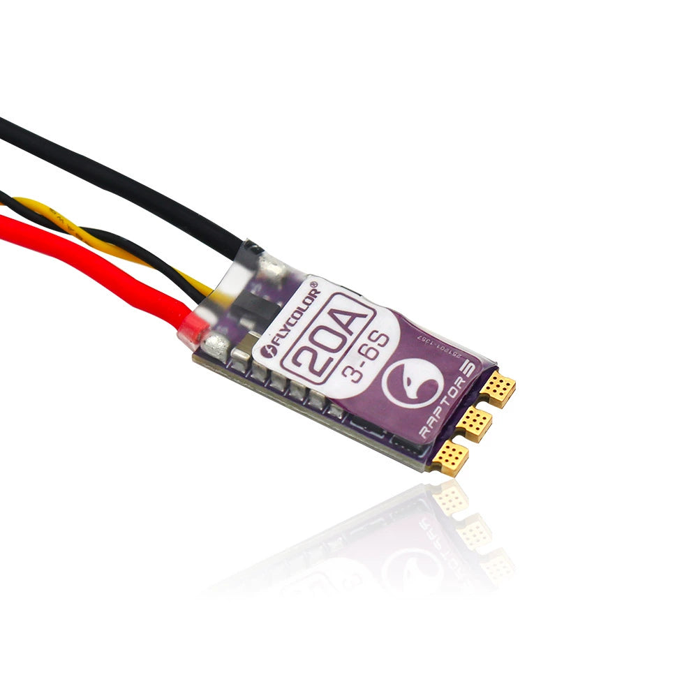 FlyColor Raptor5 G071 20A 35A 45A 50A 3–6S FPV ESC with STM32G071 MCU and BLHeli-S Firmware