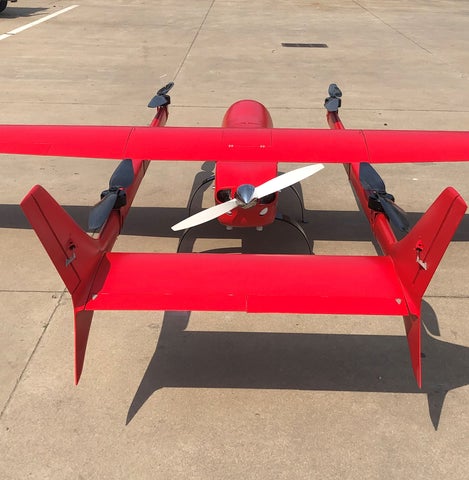 SKYEYE WINGSPAN 5M UAV VTOL, the fuselage is made of high-strength composite materials . they are corrosion
