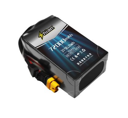 ShiAnMx 6S/12S/14S 72000mAh 10C 350Wh/kg 고밀도 고체상태 리튬 배터리 - 중대형 드론용