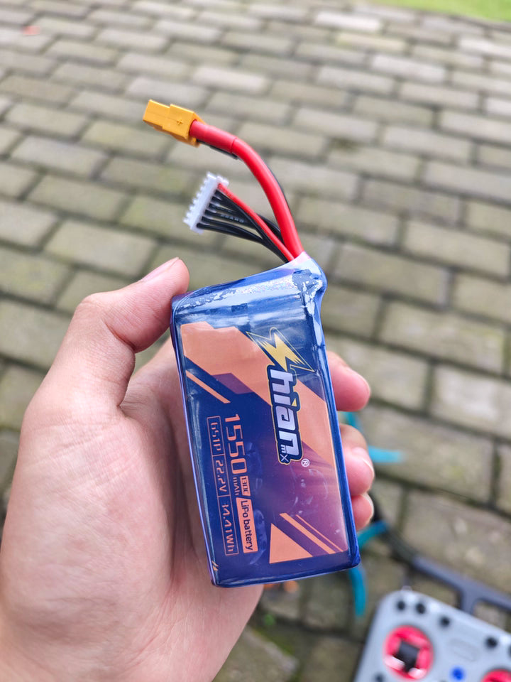 Série de Baterias ShiAnMx 130C FPV LiPo – 850mAh / 1100mAh / 1300mAh / 1400mAh / 1550mAh – 2S/3S/4S/6S/8S de Alto Desempenho para Drones FPV Racing