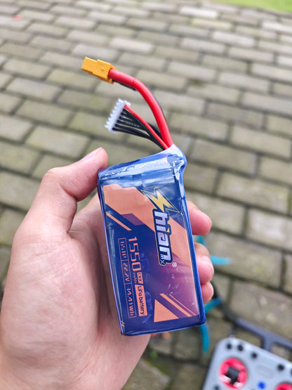 Série de Baterias ShiAnMx 130C FPV LiPo – 850mAh / 1100mAh / 1300mAh / 1400mAh / 1550mAh – 2S/3S/4S/6S/8S de Alto Desempenho para Drones FPV Racing