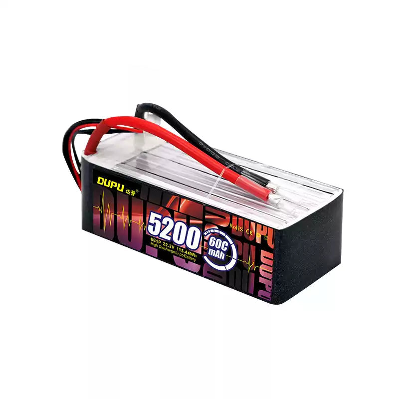 DUPU 3S/4S/5S/6S 5200mAh 35C/60C/70C/80C Drone LiPo Battery for RC Airplane Helicopter Toys