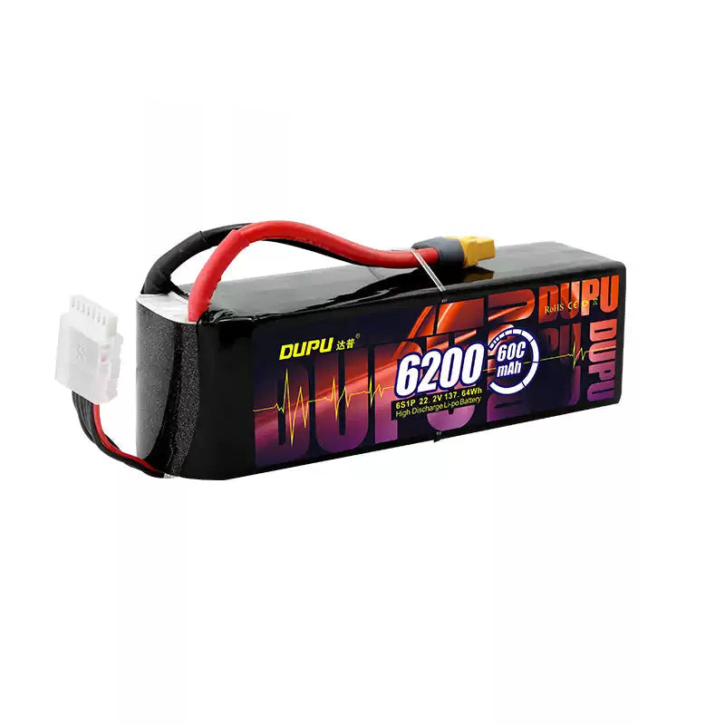 Акумулятор DUPU 6200mAh 3S 4S 6S LiPo для дронів, літаків, гелікоптерів, авто, човнів – 35C 60C 85C XT60 Plug