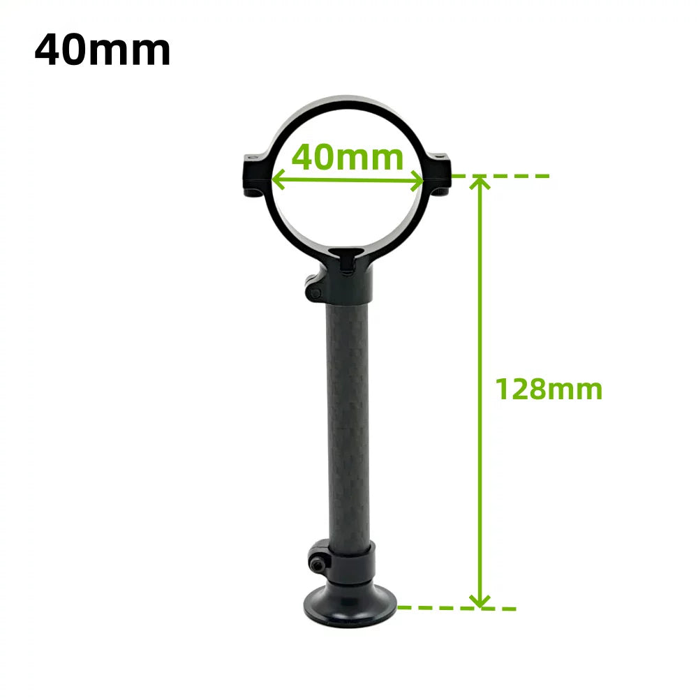 Carbon Fiber GPS/Antenna Mount Bracket for Multirotor Agricultural Drones (25/30/40/50mm Tubes)