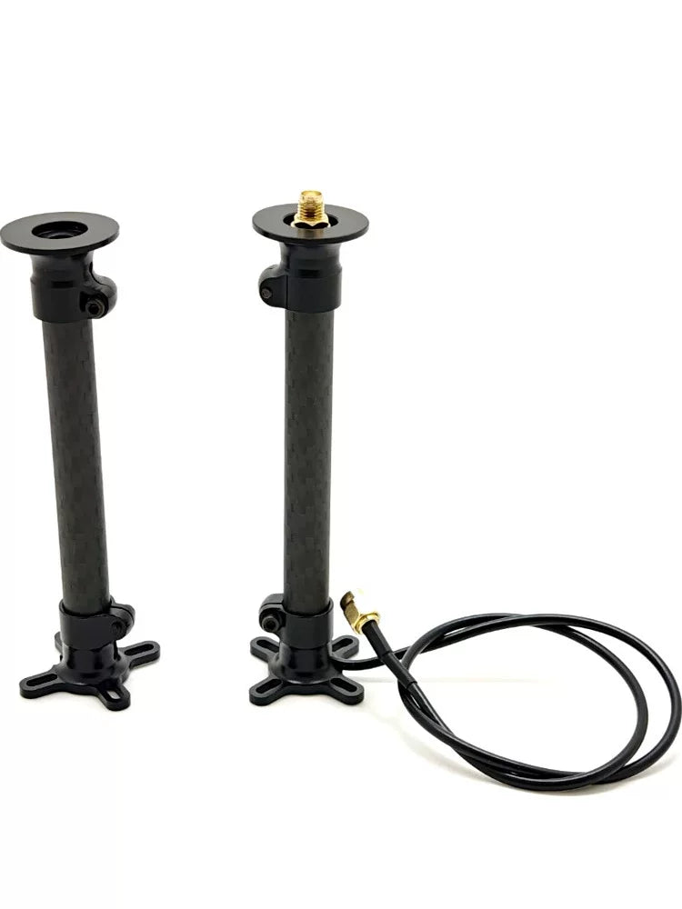 Carbon Fiber GPS/Antenna Mount Bracket for Multirotor Agricultural Drones (25/30/40/50mm Tubes)