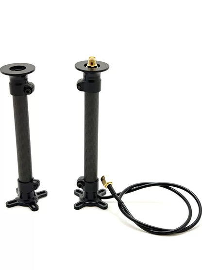 Carbon Fiber GPS/Antenna Mount Bracket for Multirotor Agricultural Drones (25/30/40/50mm Tubes)