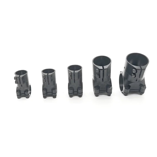 Klip Kaki Pendaratan Penyambung-T Aloi Aluminium (Pilihan 16–50mm)